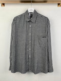 Acne Studios Oversized Long‑Sleeve Check Button‑Up Shirt