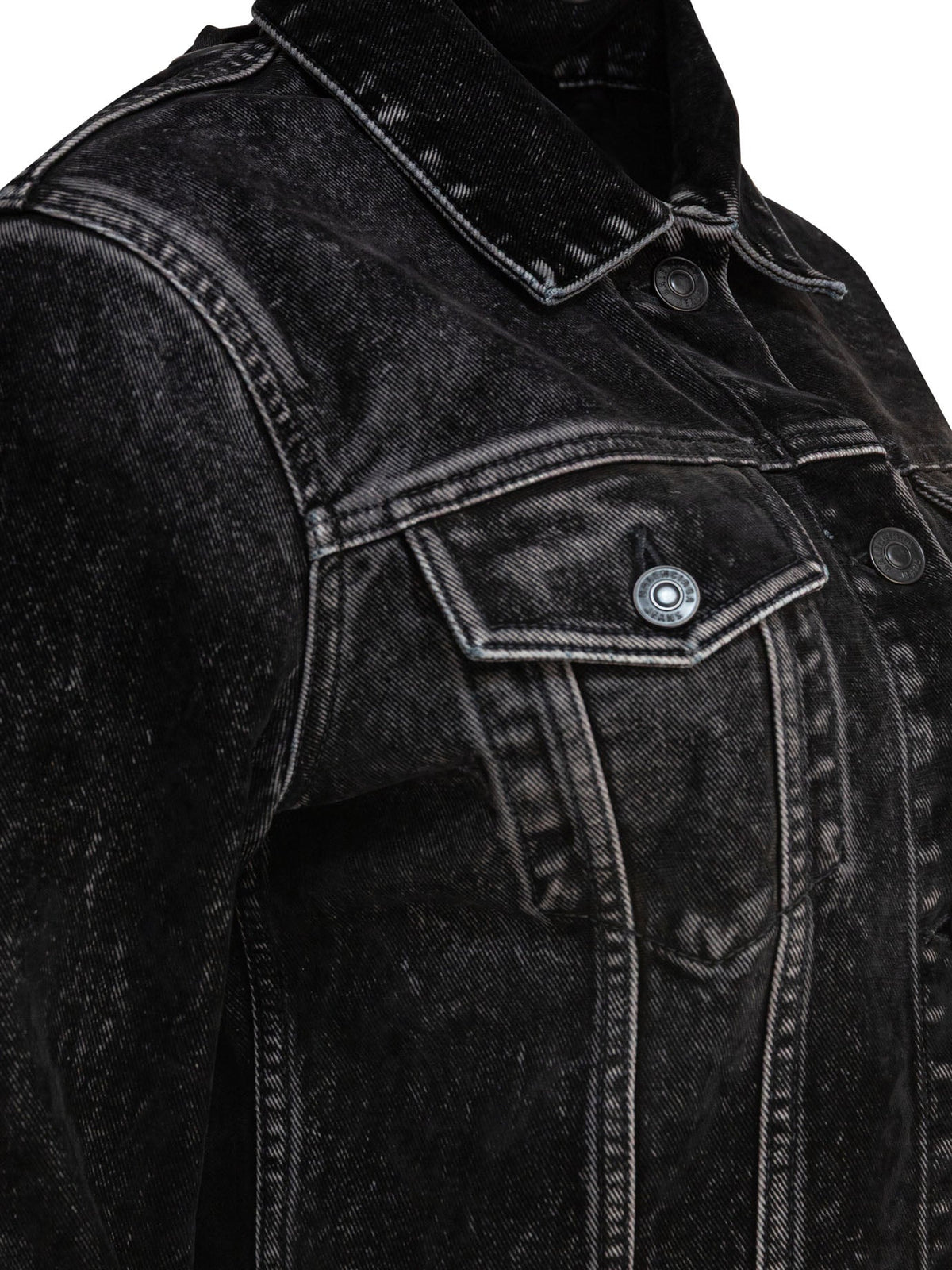 Balenciaga Women's Black Denim Jacket