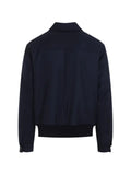 Kiton zip-up ribbed-trim jacket
