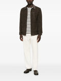 AMARANTO  bouclé corduroy-collar jacket