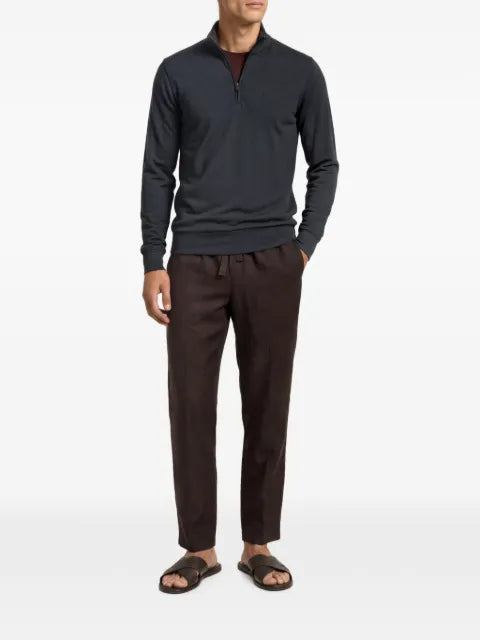 Orlebar Brown Isar quarter-zip merino-wool sweatshirt