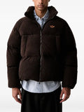 adidas corduroy padded jacket