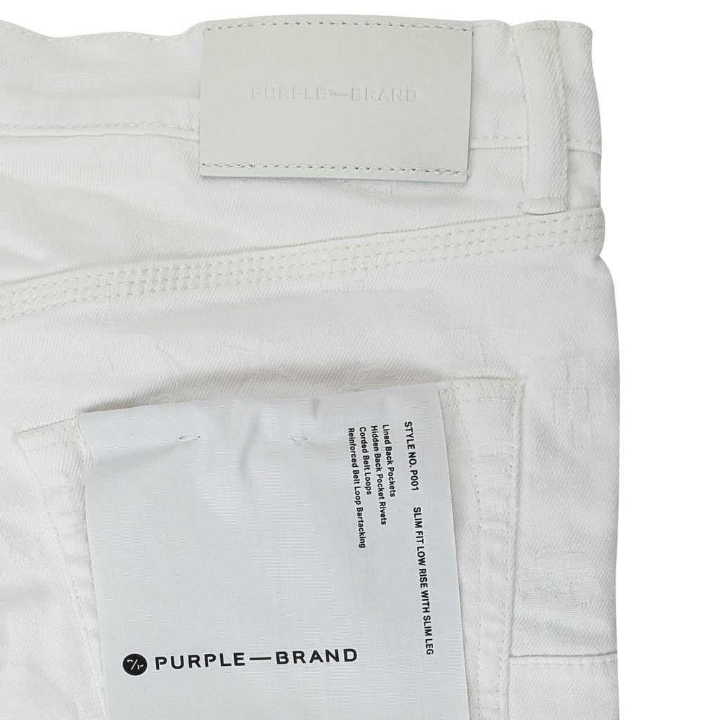 White P001 Slim Fit Skinny Jeans