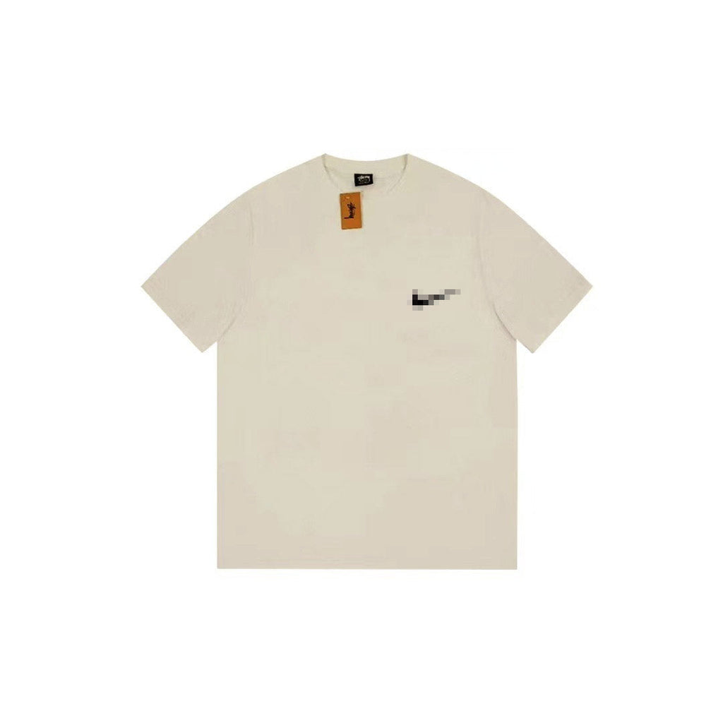 Stussy The Wide World Tribe T Shirt Loose Casual T-Shirts Same for Men and Women