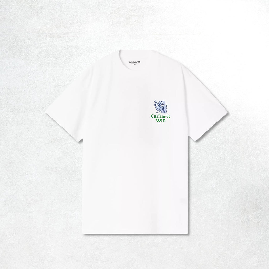 Carhartt WIP S/S Grape Picker T-Shirt: White
