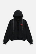 RTA Ren Layered Zip Planetary Hoodie