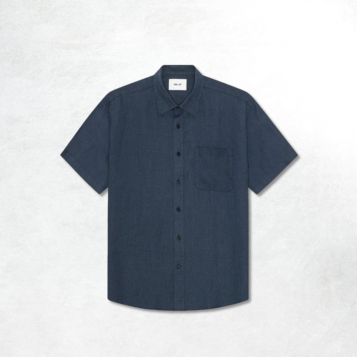 NN07 Deon SS Shirt: Navy Blue