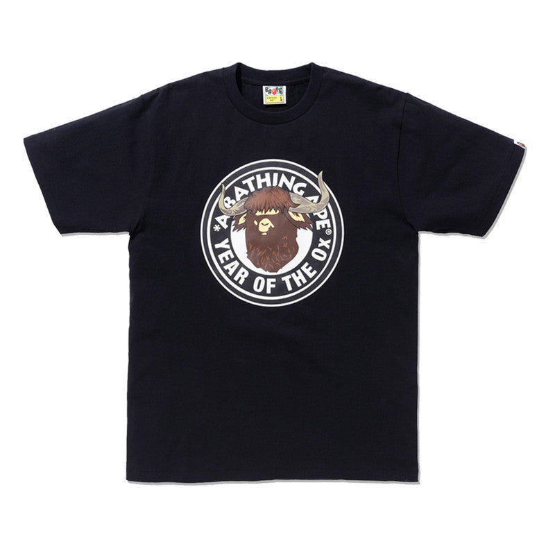 Bape Baby Milo Multi‑Print Graphic Oversized Tee Streetwear Unisex