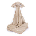Personalized Bashful Beige Bunny Blankie