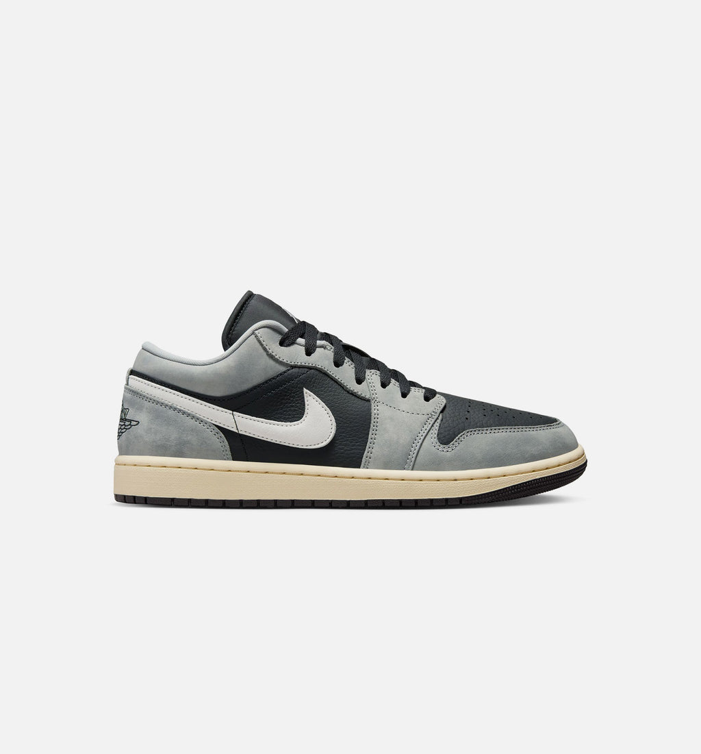 Air Jordan 1 Low SE Men's Lifestyle Shoes - Light Smoke Grey / White / Off Noir