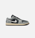 Air Jordan 1 Low SE Men's Lifestyle Shoes - Light Smoke Grey / White / Off Noir