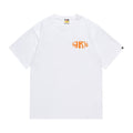 BAPE Orange Graphic Short-Sleeve T-Shirt