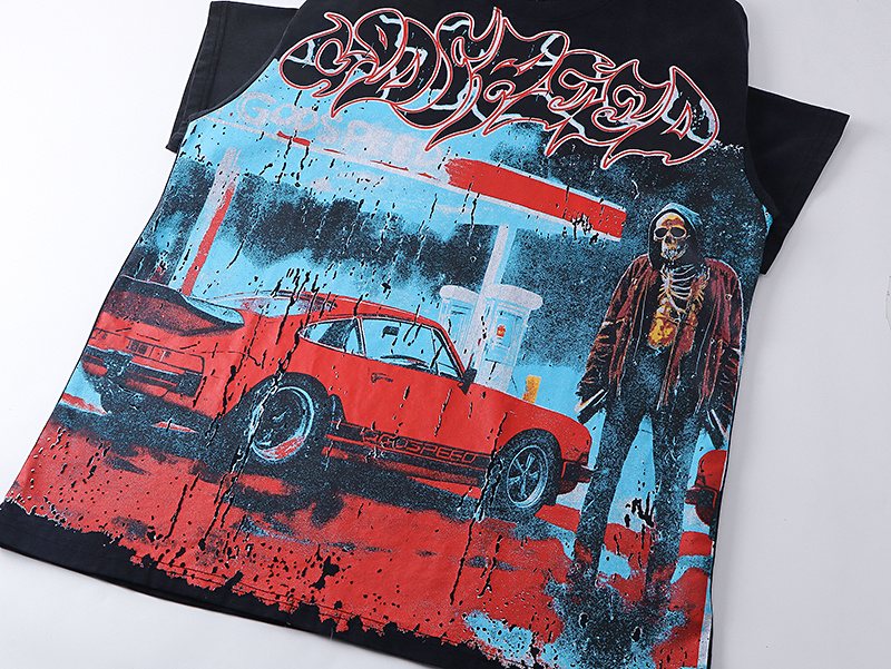 Godspeed Washed Black Rock Graphic T-Shirt