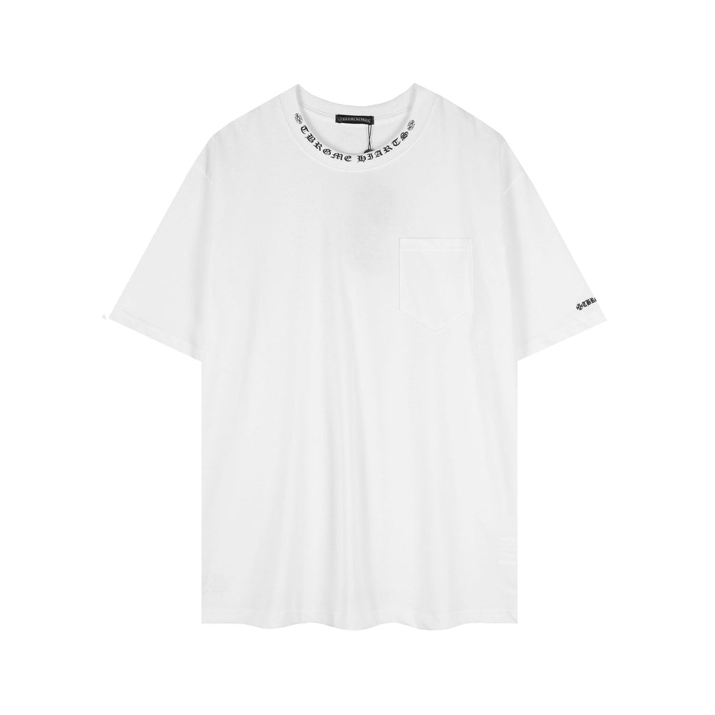 Chrome Hearts Sanskrit Letter Print Pocket T-Shirt