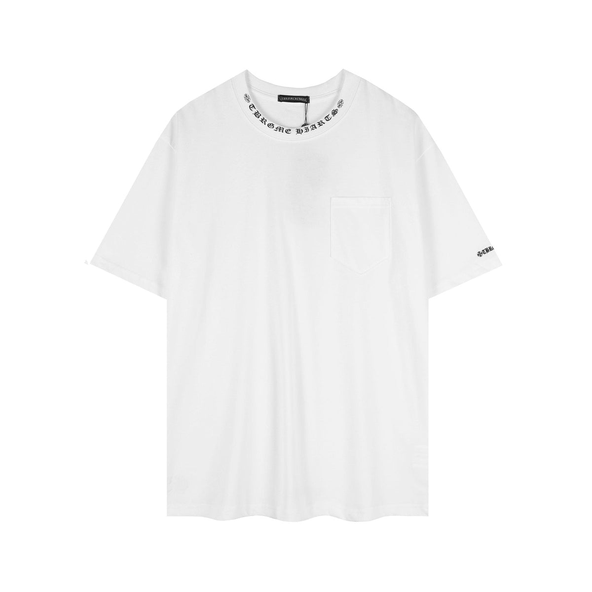 Chrome Hearts Sanskrit Letter Print Pocket T-Shirt
