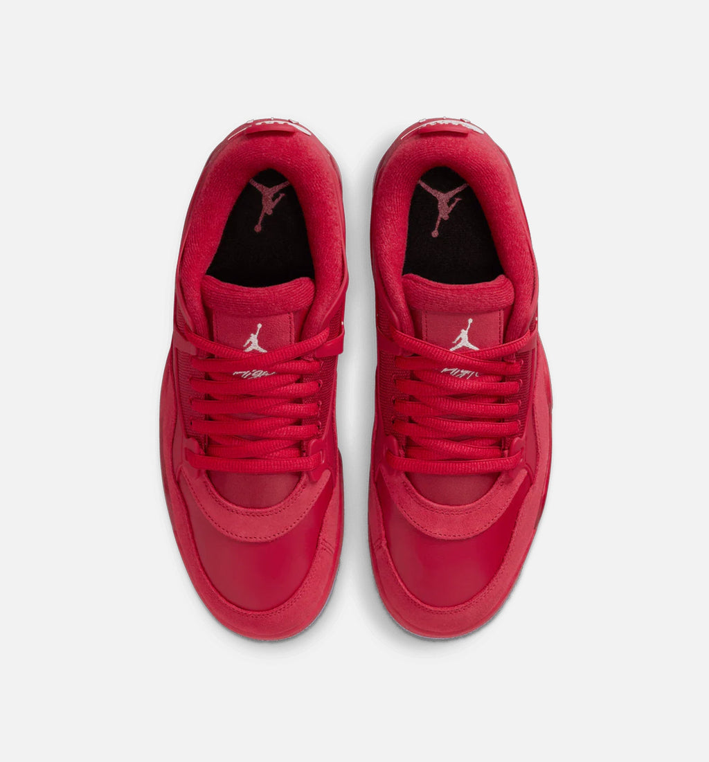 Air Jordan 4 RM Men's Sneakers - Varsity Red Blue Tint Black White