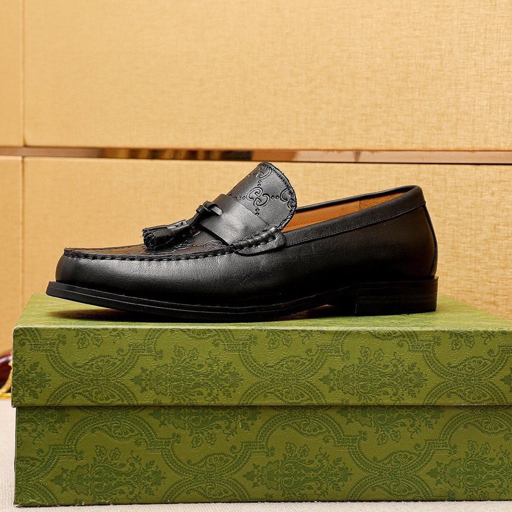 Gucci Black Tassel Loafers
