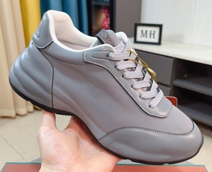 Loro Piana Sculpted-Sole Lace-Up Shoes