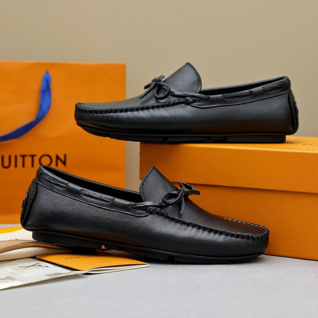 Louis Vuitton Bow Moc-Toe Loafers