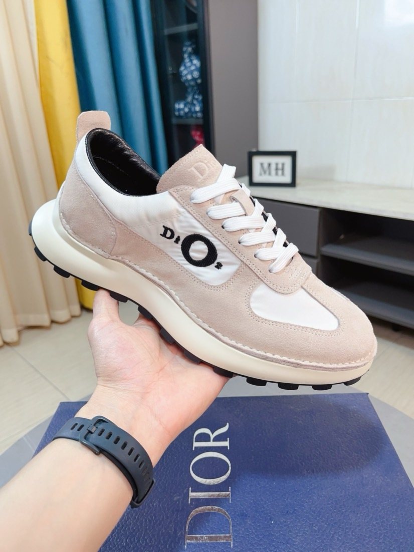 Dior Paneled Lug-Sole Sneakers